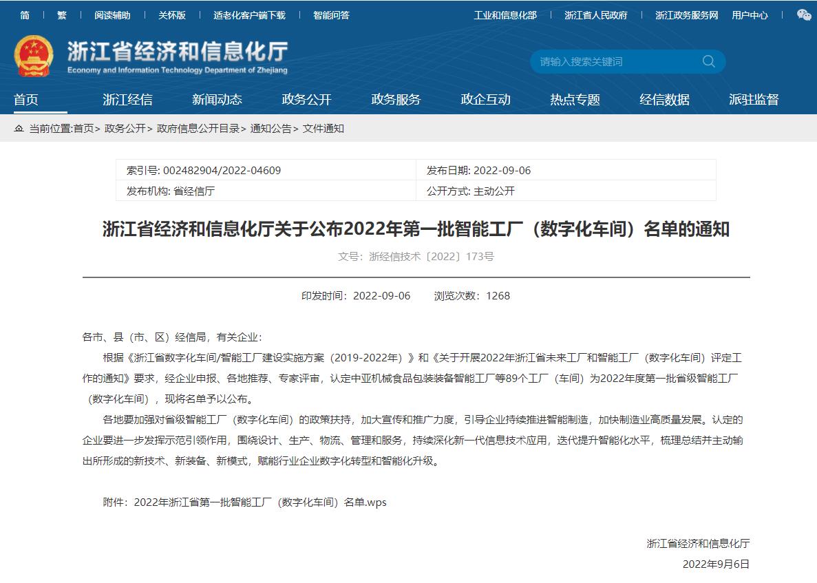 喜报 | PG国际股份荣获2022年度第一批省级智能工厂_PG国际